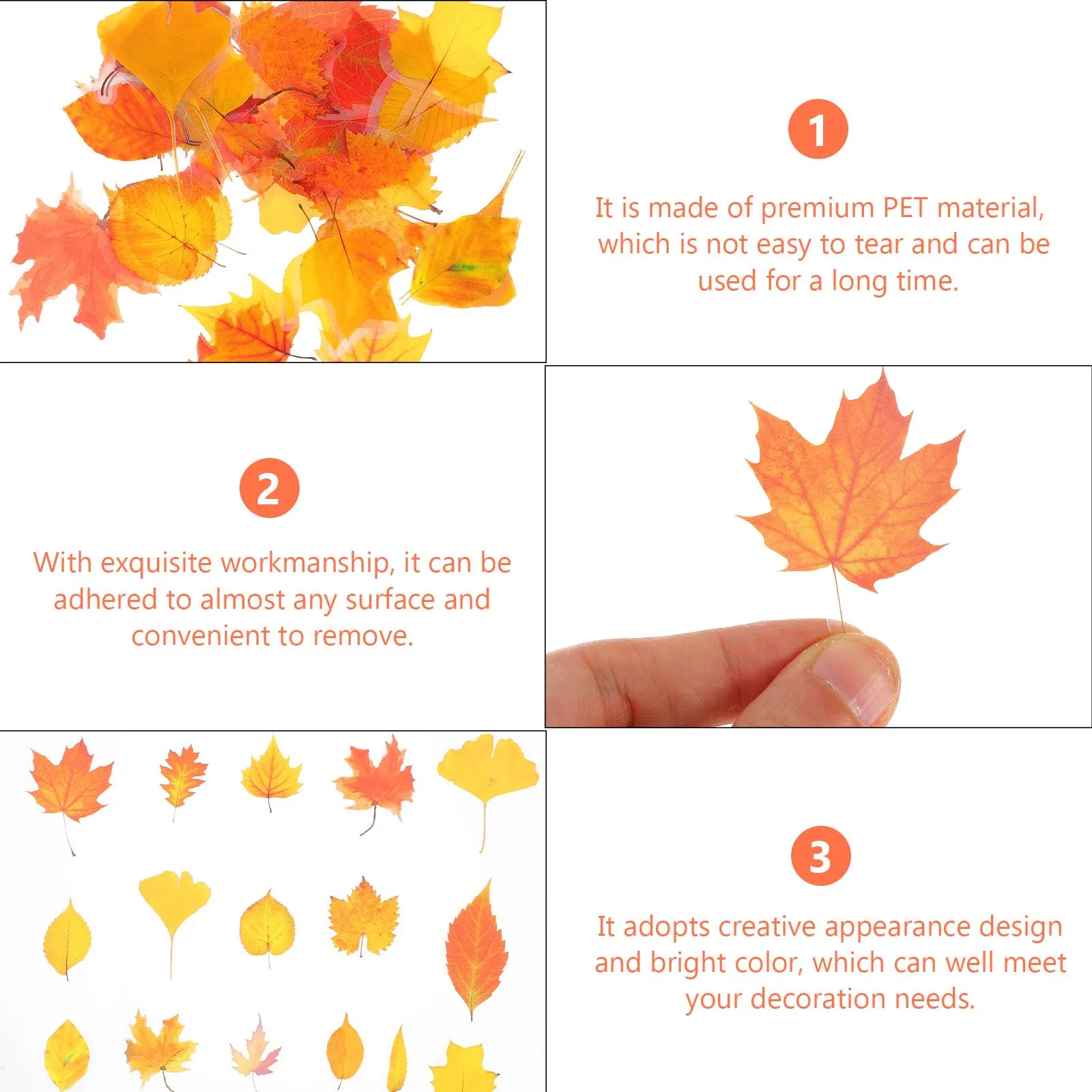 2Sets Pretty Stickers Vibrant Botany Themed Self-Adhesive Labels for Notebook Planner Craft Projects Easy to Use Removable