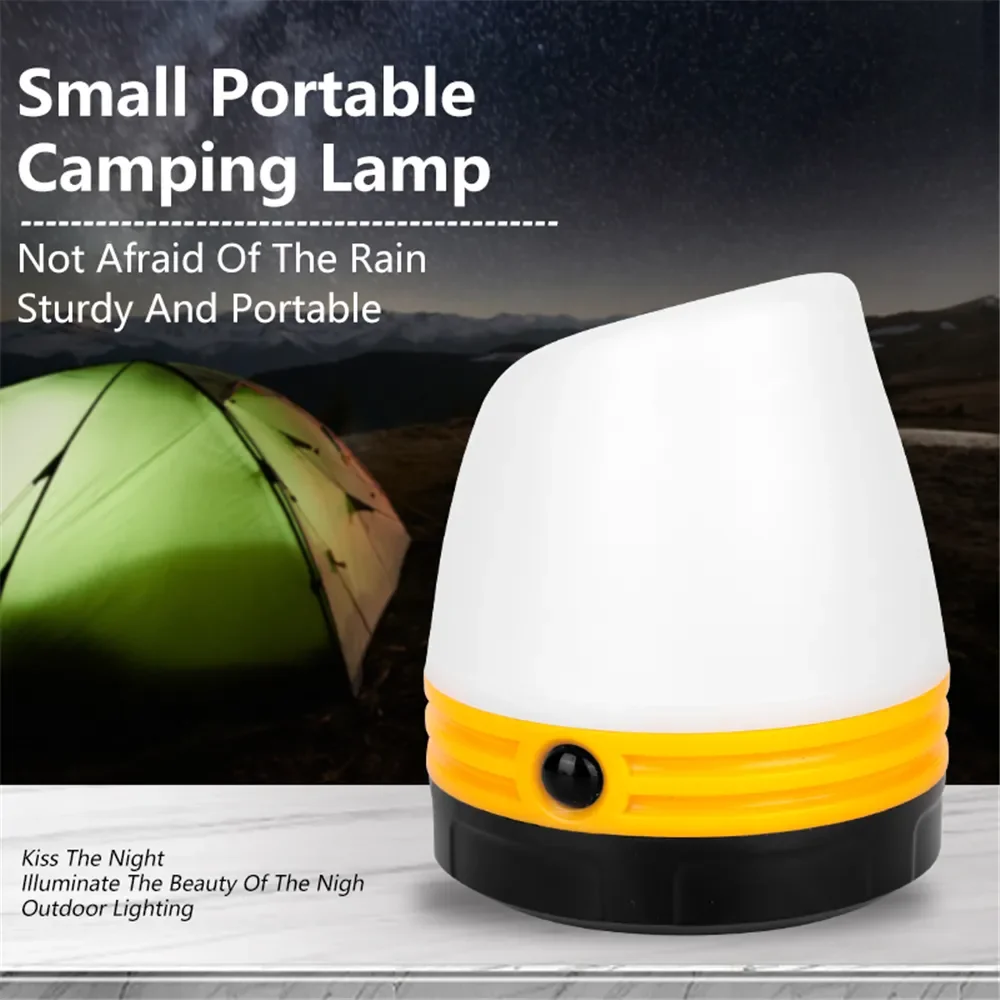 Portable 5 LED Camping Lantern Outdoor Emergency Light with Hook Waterproof Camping Equipment Bulb Tent Lamp