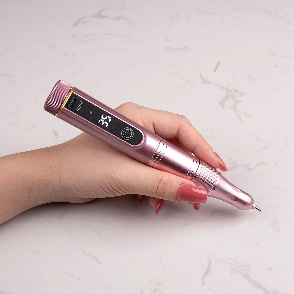 Portable Cordless Electric Nail Drill 35000 RPM Rechargeable Professional Salon Use Lightweight for Easy Carry