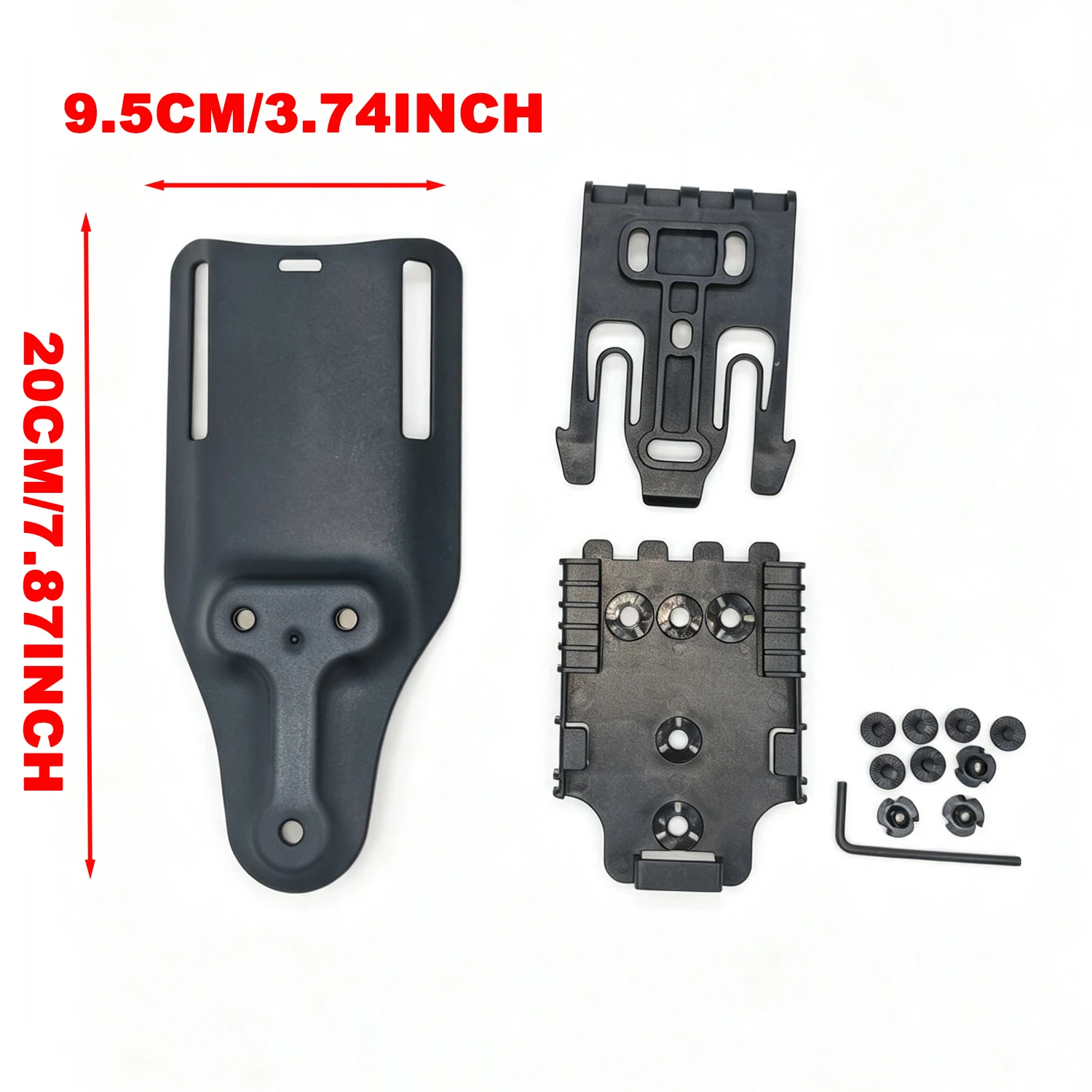 Tactical QLS 19 22 Quick Locking System Kit or Pistol Holster,with 2