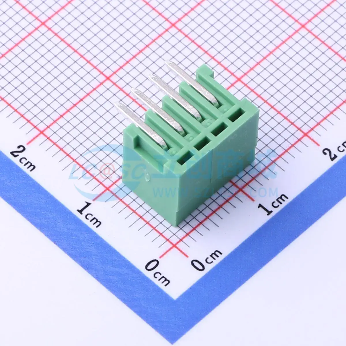 62pcs DB2ERC-2.54-4P-GN P 2.54mm / - 1x4P 2.54mm Pluggable Terminal Block
