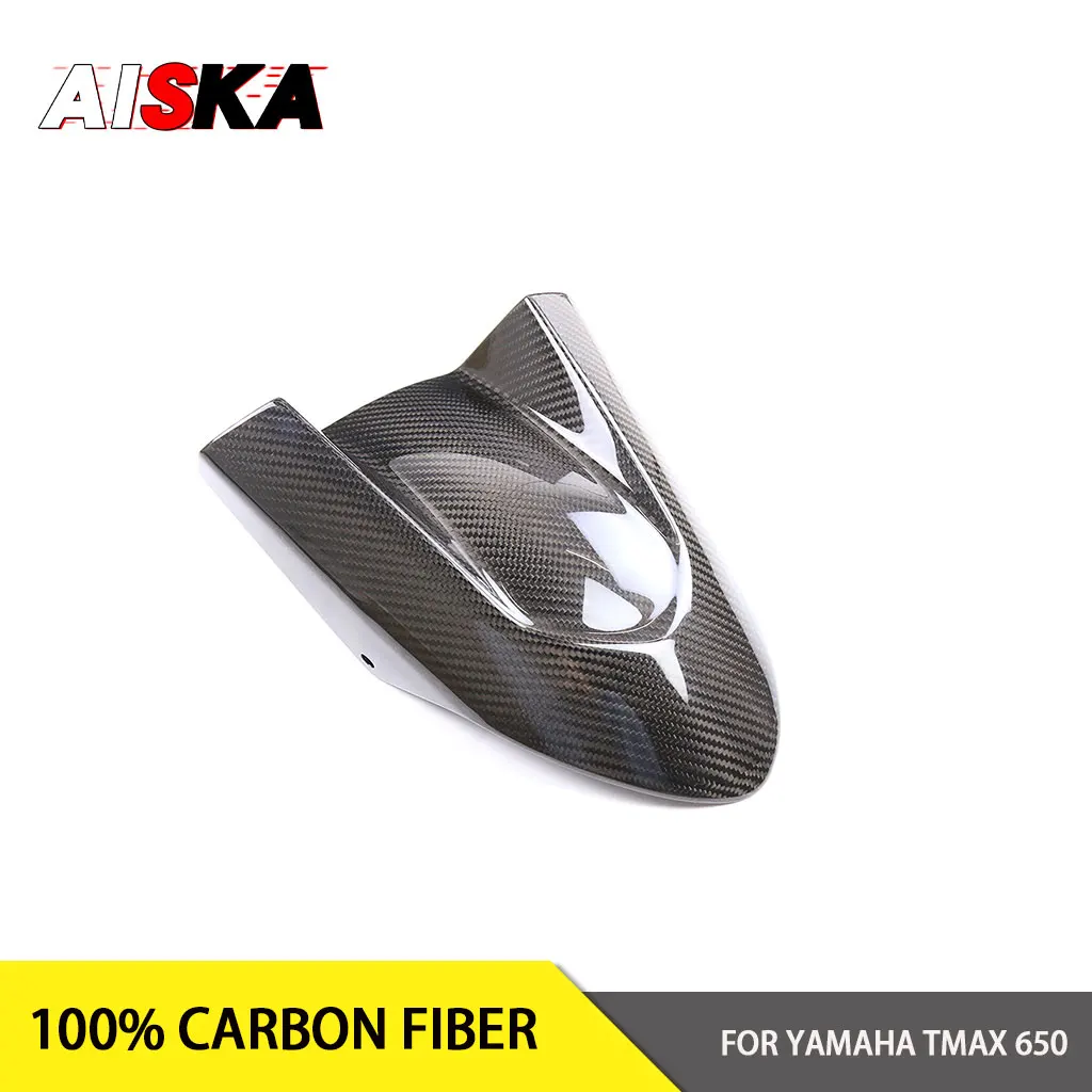 100% Carbon Fiber Motorcycle Front Fender Mudguard Cover Mud Splash Guard Cowl For YAMAHA TMAX560 2020 - 2024 TMAX530 560 17- 19