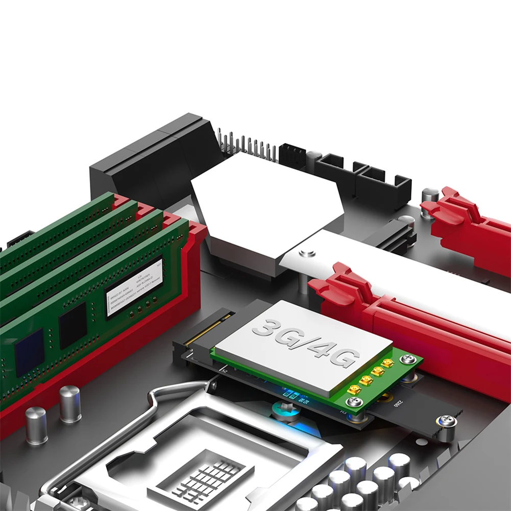 M.2 M Key To Mini PCIe SSD การ์ดขยาย NVMe พร้อมช่องสำหรับฮาร์ดไดรฟ์ SSD ขนาด 2242 2260 2280