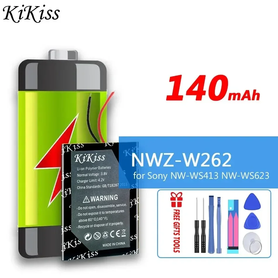 140mAh Sports Headphones Battery for Sony NW-WS413 NW-WS623 NW-WS625 NWZ-W273S NWZ-W274S NWZ-W252 NWZ-W262 NWZ-W202