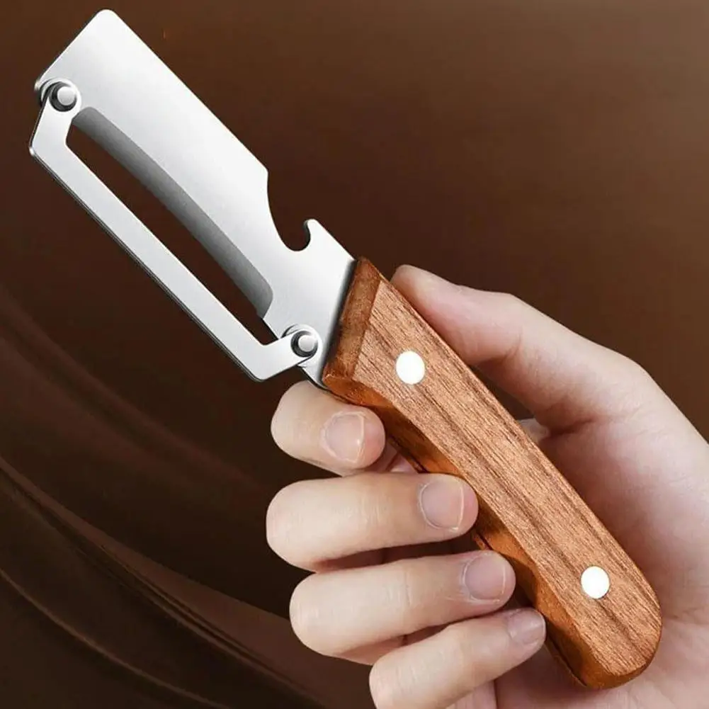 Gemüseschäler aus Holz – Ergonomisch & multifunktional