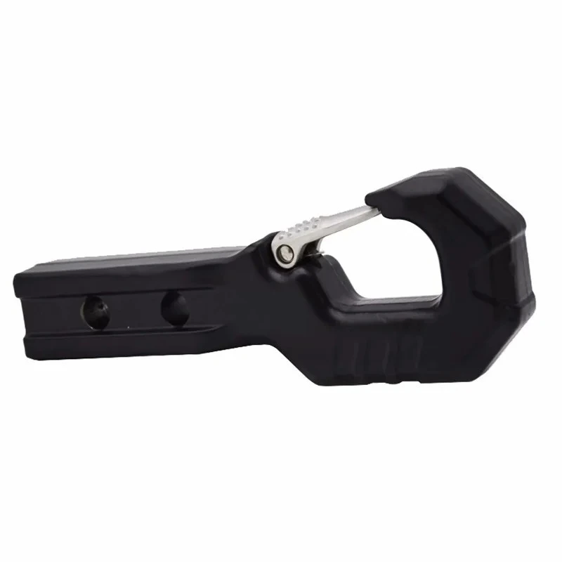

5-ton Square Mouth Connector Hitch Pintle Trailer Towing Hook Winches Hauler Receivers Mounts