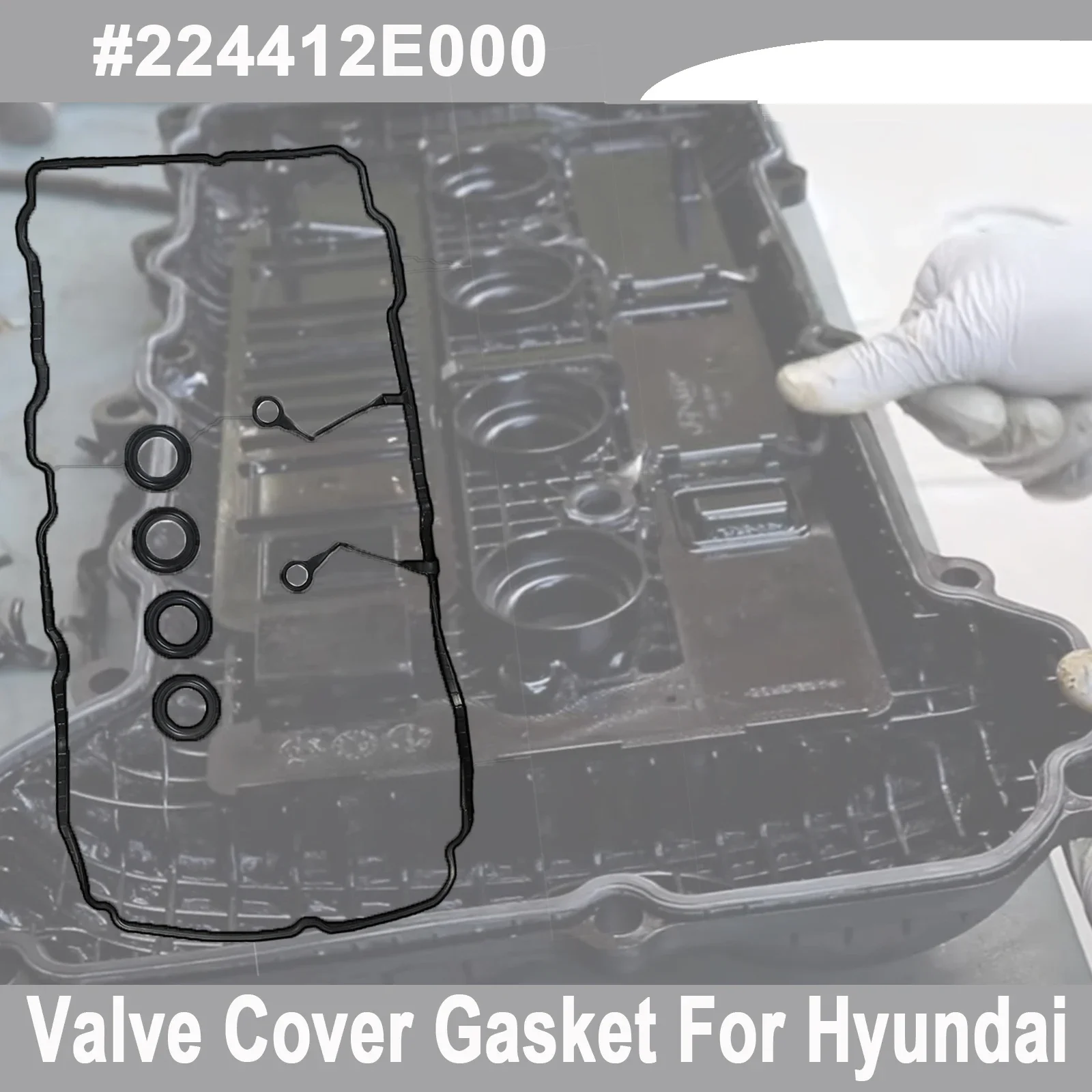 Accessories Engine Valve Cover Gasket For Hyundai Elantra Kia Soul Sportage Forte Optima  Lantra 1.8L 2.0L 2000-2020 224412E000