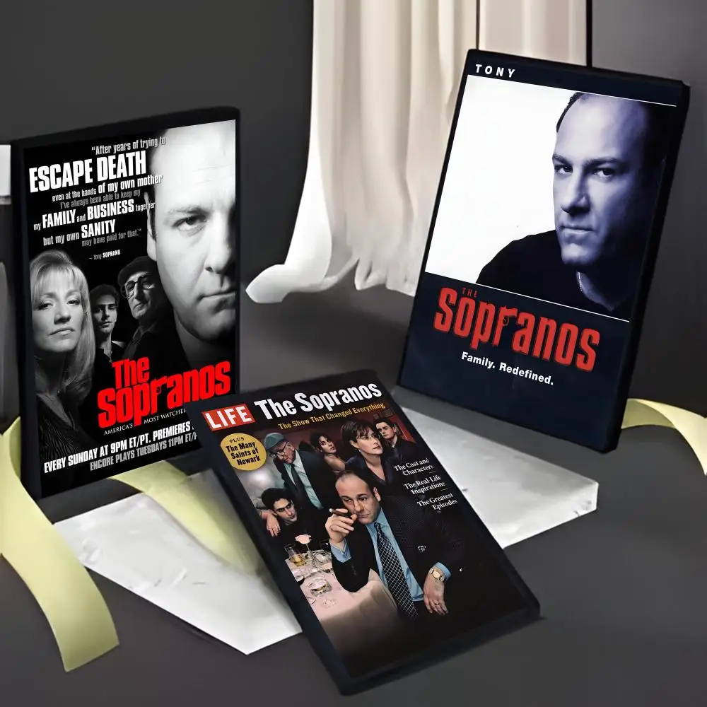 Intense Dramatic Crime TV Show T-The S-Sopranos Poster American Film Mural Home Childrens Room Wall Decor Print