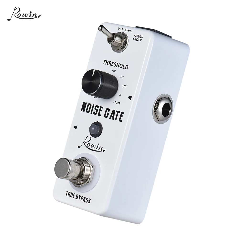 Rowin Noise Gate Noise Reduction Guitar Effect Pedal 2 Modes Aluminum Alloy Shell True Bypass