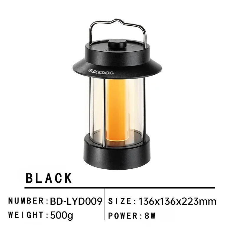 Blackdog Outdoor Camping Light Handheld Pendant Light for Tent Lights Three Gear Light Adjustment Waterproof