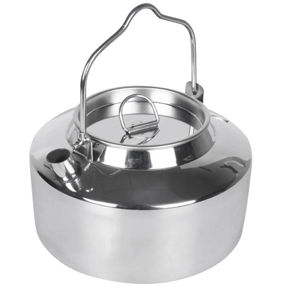 

Portable Kettle Outdoor Camping Tea Pot for Cookware Teapot Stainless Accessories