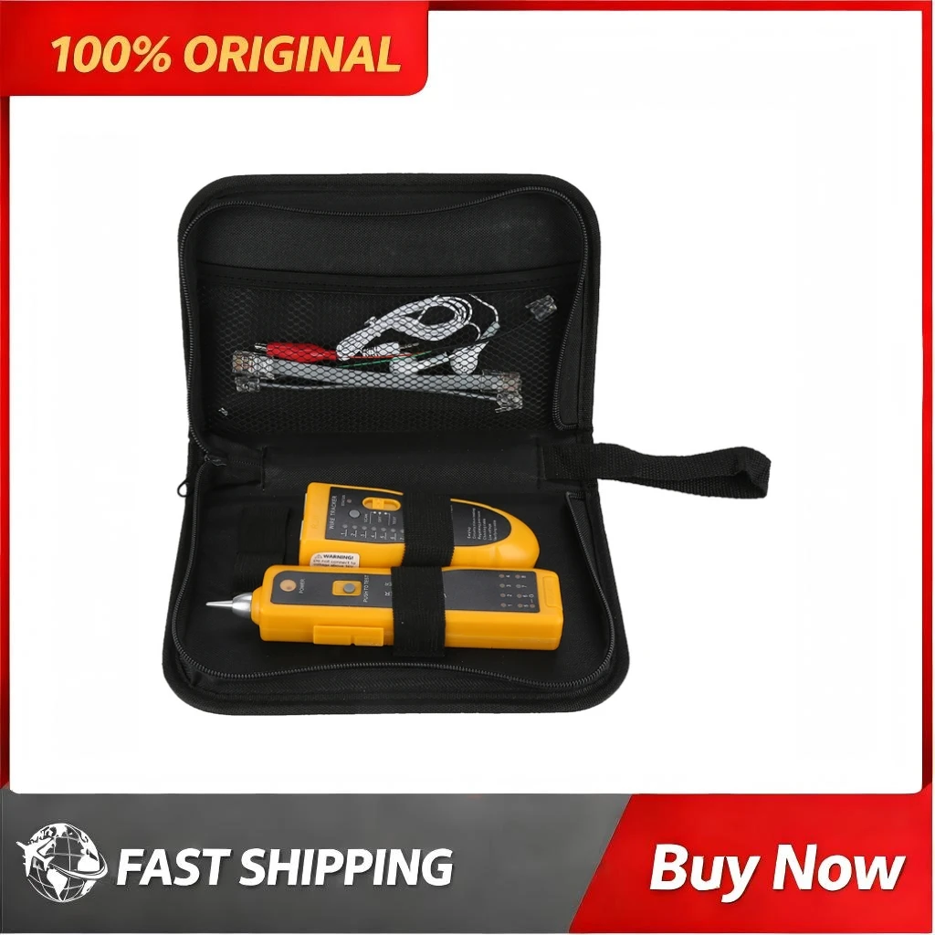 

Network Cable Tester Yellow Ethernet Line Finder Line Tracing Cable Testing Tool Network Cabling Maintenance Repair Equipment