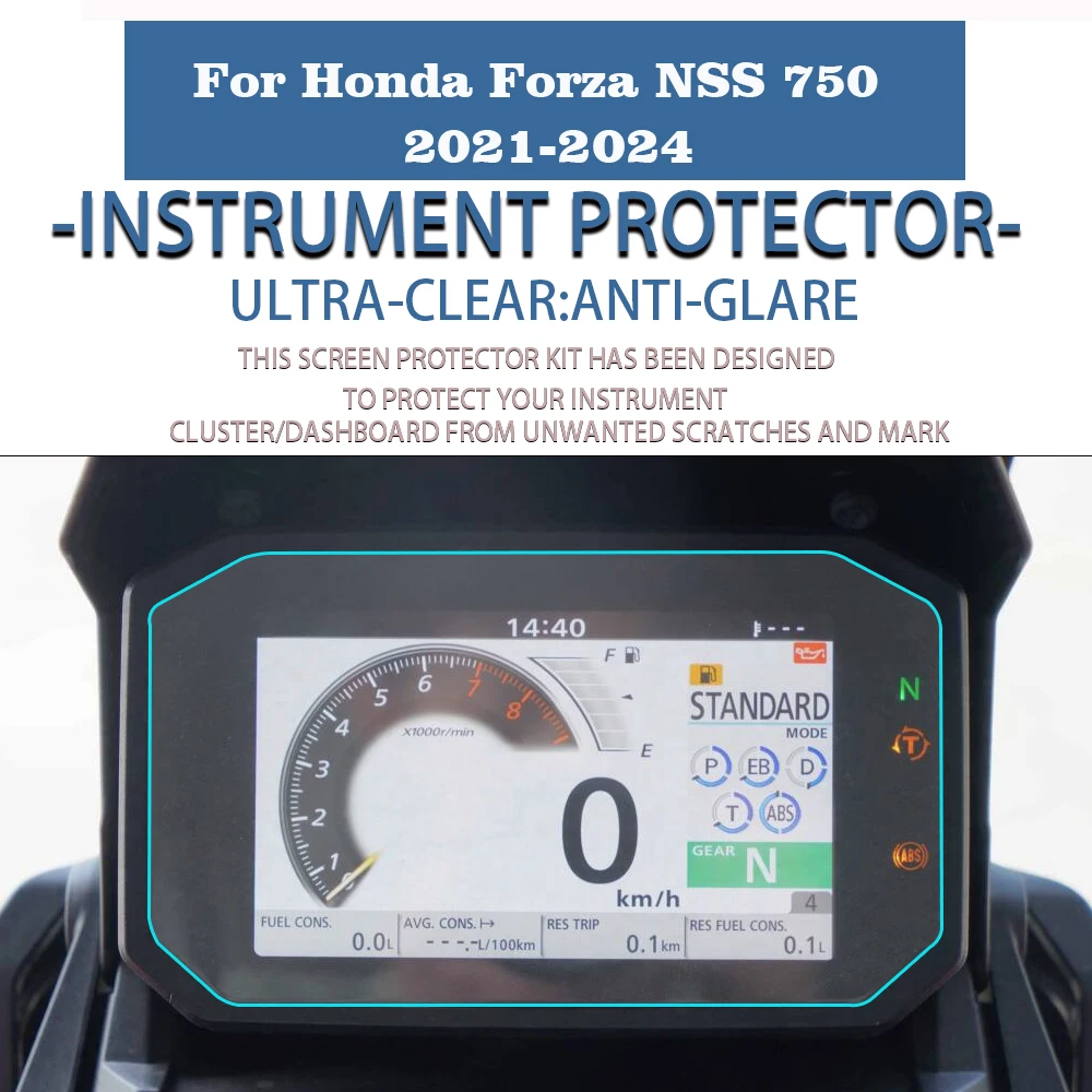 

For Honda Forza 750 NSS 750 2021 2022 Motorcycle Accessories Cluster Scratch Dashboard Protection Instrument Film Screen