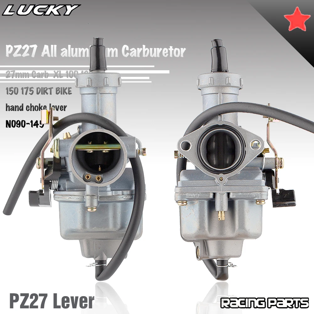 Motorcycle All aluminum PZ27 Carburetor For 27mm Carb Enduro 125 To 300cc Quad Go Kart Modified ATV Carburetor Spare Pit Bike