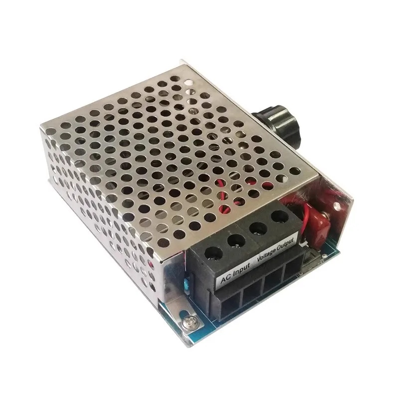 Regulador de tensão ac 110v-230v, dimmer 10000w, super alta potência, tiristor eletrônico, controlador de tensão, módulo de potência