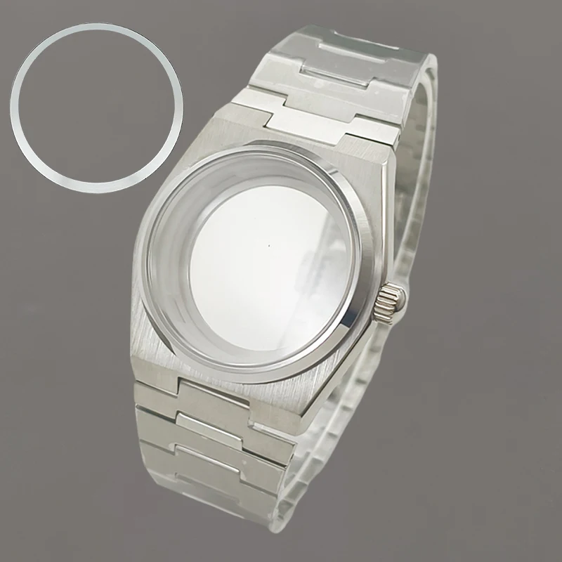 

40mm NH35 PRX Super Player Watch Cases Sapphire Glass Case Fits NH35 NH36 NH38 4R 7S Movement With Chapter Ring Watch Refit Part