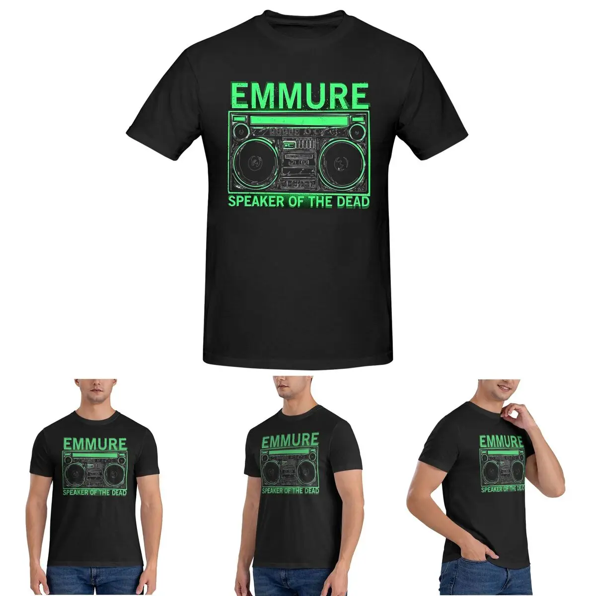 

Emmure Speaker Of The Dead T-Shirt for Men Cotton Plus Size T Shirts Men's Short Sleeve Crew Neck Summer Clothes Tops S-6XL