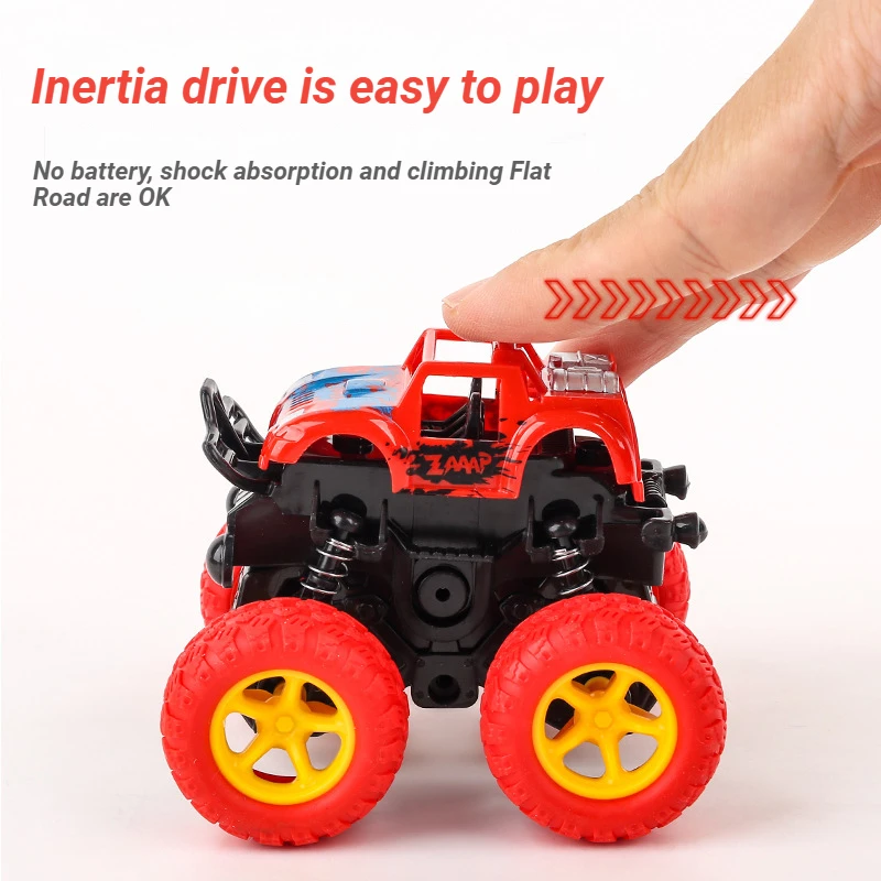 Menino Brinquedos Carro Inércia Unidade de quatro rodas Veículos Off-road Meninos Acrobacias Resistentes Engenharia Carro Criança Simulação Modelo Brinquedo Carro Brinquedo