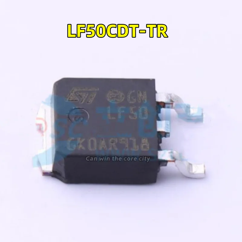 1-100 PCS/LOT New Original LF50CDT-TR Screprint LF 50 Package: DPAK Linear Regulator (LDO)