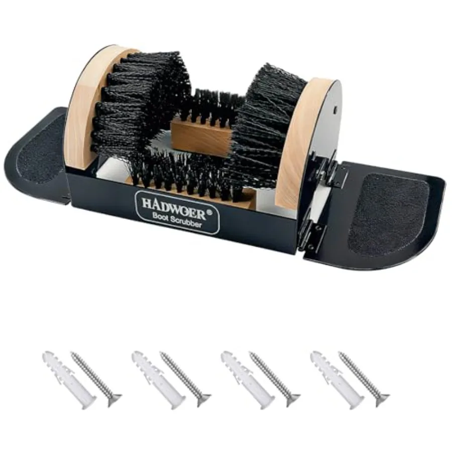 

Boot Brush Scraper Outdoor Heavy Duty Boot Scrubber and Shoe Cleaner Brush for Mud Dirt and Snow Durable Outdoor Boot Cleaner