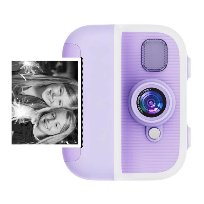 Kids Digital Camera Instantly Camera Toy with Video Photo Printing Rechargeable Educational Camera Toy For Children Girl 15UB