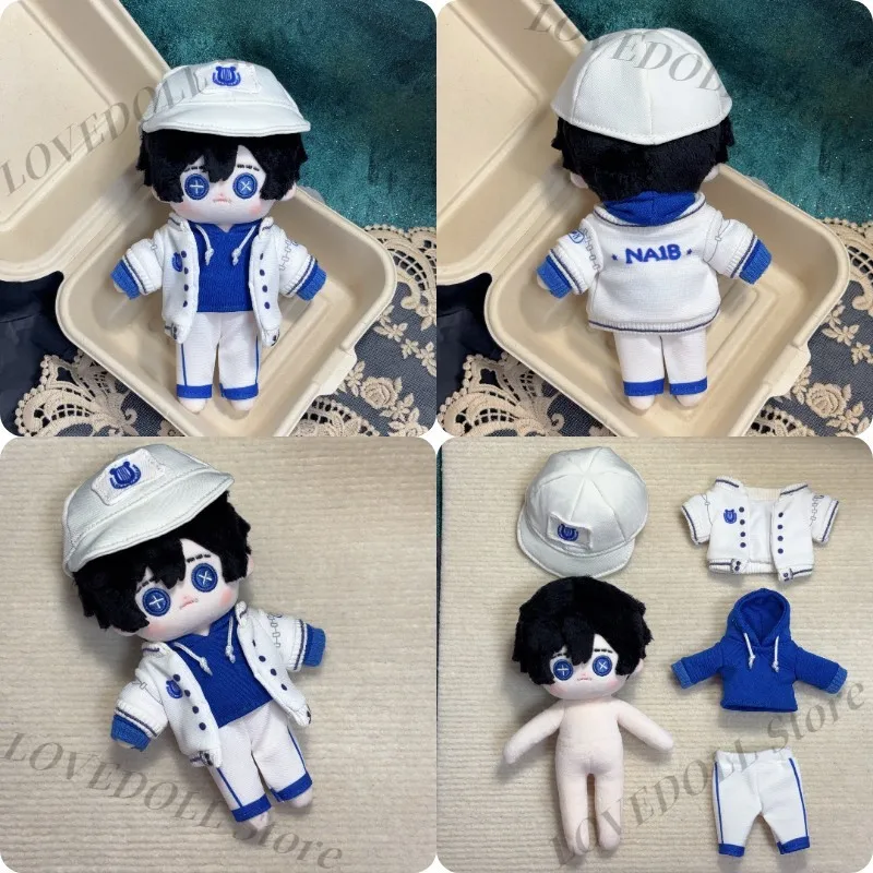 20CM Identity Ⅴ Naib Subedar Mercenary Attribute Anime Plush Doll Dress Up Clothes Plushies Toys Cotton Dolls Body Gift
