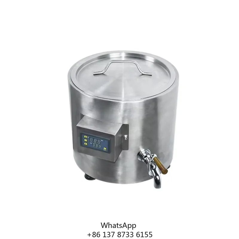 Desktop Candle Making Machine Wholesale Melting Tanks 10L Stainless Steel Bee Wax Melter Small Candle Machine Heater
