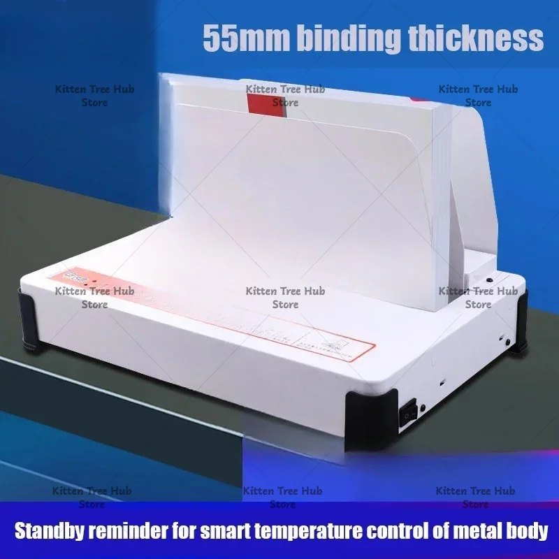 Hot Melt Binding Machine GD380 A4 Book Cover Glue Binder Electric Hot Melt Glue DIY Wireless Glue Binding Machine
