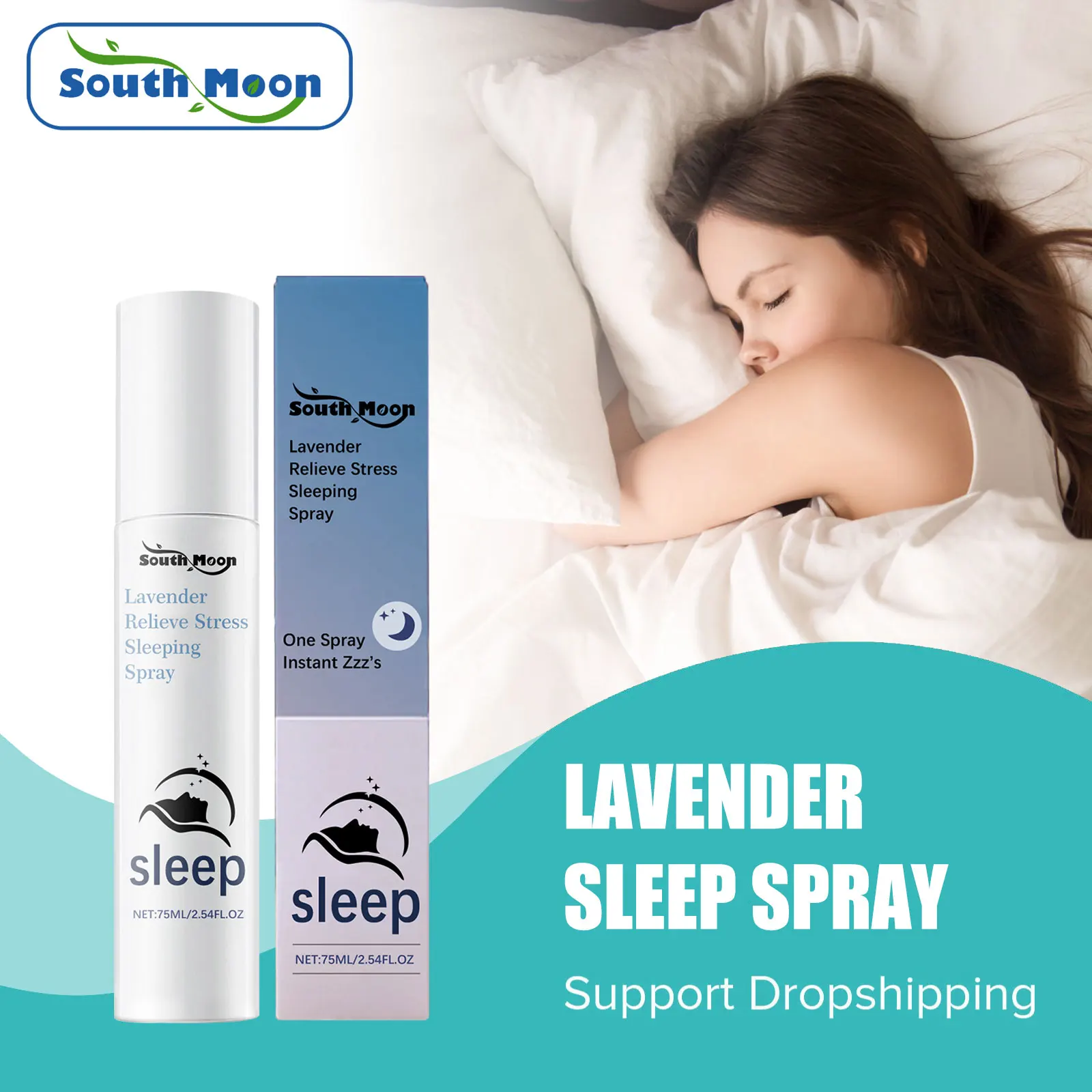 Lavender Pillow Spray For Deep Sleep Improve Insomnia Relive Anxiety Decompression Soothe Mind Calming Help Sleep Fresh Spray