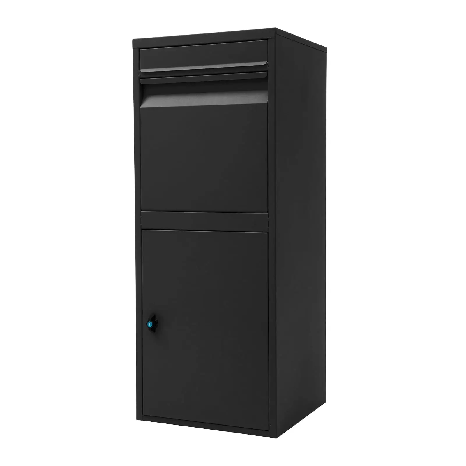 Extra Large for Parcel, Waterproof Secure Outside Storage Box, Locking Drop Box for Packages, 16.73'' x 15.16'' x