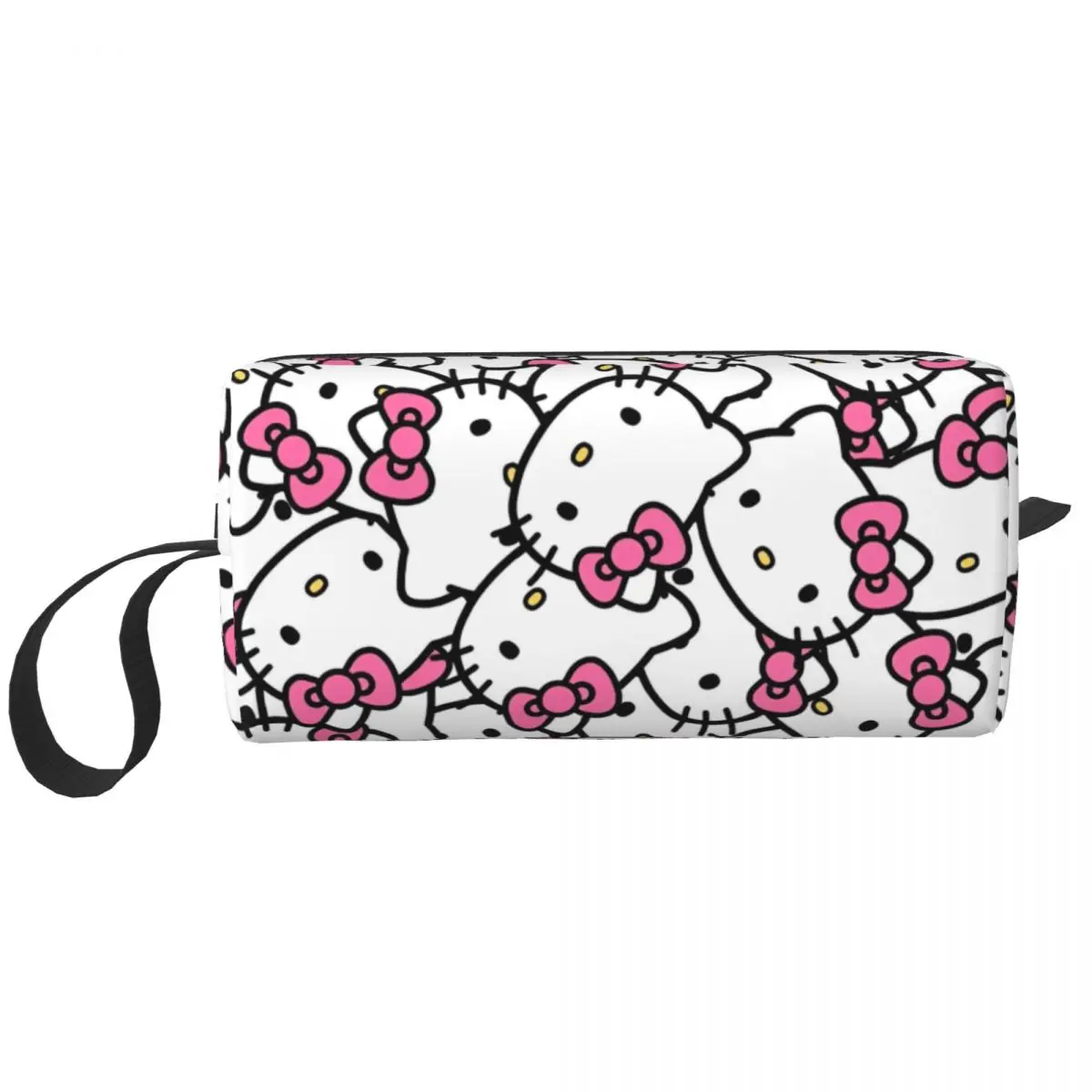 

Hello Kitty Cosmetic Bag for Women Makeup Bags Cartoon Travel Daily Toiletry Bag Organizer Merch