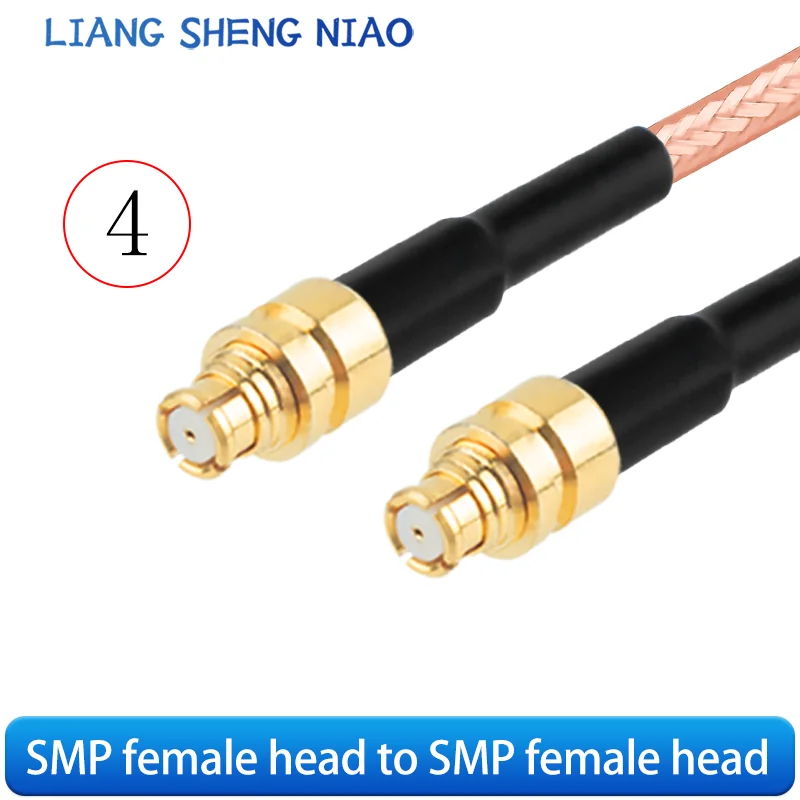 Smp to Smp Male and Female Connecting Cable Extension Cable Adapter Cable Gop Cable Double Male Rg316 Silver-Plated Cable