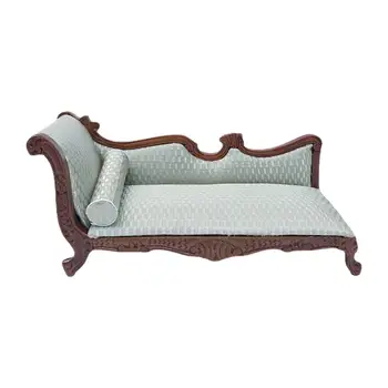 ドールハウス、DIYプロジェクト、フォトアクセサリー、ミニルームマイクロ風景、1:12スケール用のミニベンチとチェアソファ