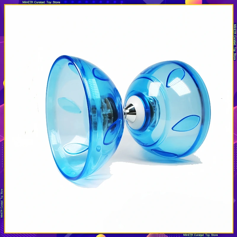 Roulements en caoutchouc souple Transparent pour enfants débutants, avec arbres actifs, accessoires de jouets de sport Kongzhu Diabolo à Double hachage