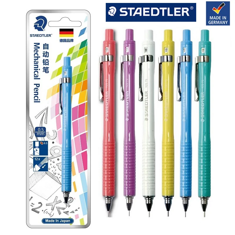 

STAEDTLER Mechanical Pencil 925 75 Low Center Gravity Drawing Pencil 0.5mm Student Writing Activity Pencils Painting Stationery