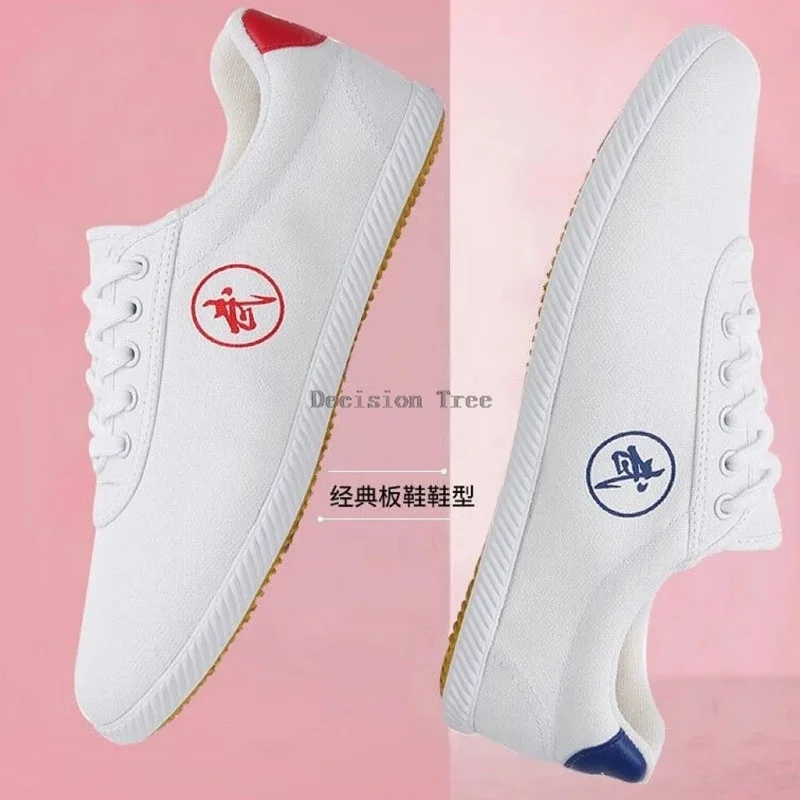 2024 New Comfortable Cow Muscle Sole Wushu Shoes Chinese Tai Chi Wing Chun Kungfu Martial Art Sneaker Unisex Classic Skate Shoes