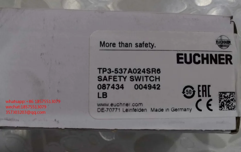 FOR EUCHNER TP3-537A024SR6 087434 Safety Switch Door Lock 004942 NEW 1 PIECE