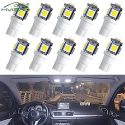 10 Pz T10 5050 5SMD Auto Lampade A Led Interni 168 194 LED DC 12 V Licenze Targa Lampadine Luci di posizione Bianco Blu Rosso Cob Segnale di Girata