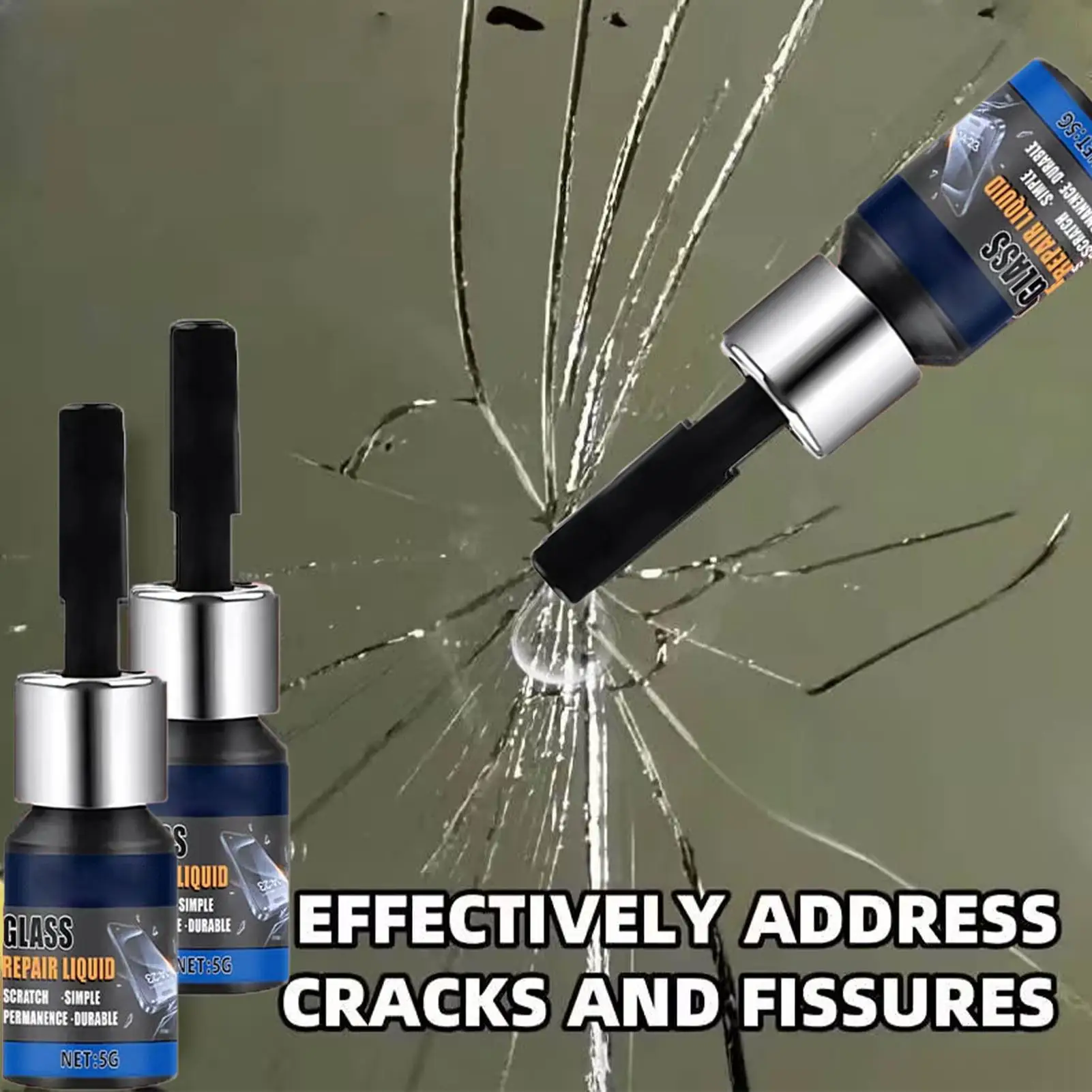 Universal Phone Screen Scratch Remover Liquid Quick Fix Glass Repair Solution for Smart Watch Tablet Restoration Daily Care
