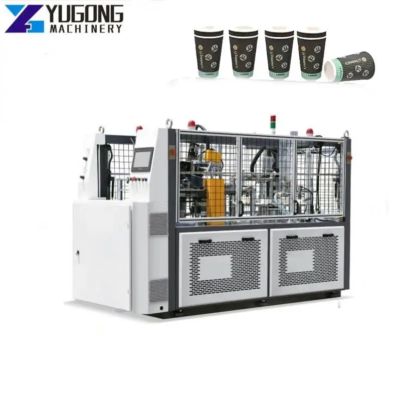 3-12oz Paper Cups Double Wall Making Machine Paper Cup Production Machine High Speed Automatic Coffee Paper Cup Making Machine