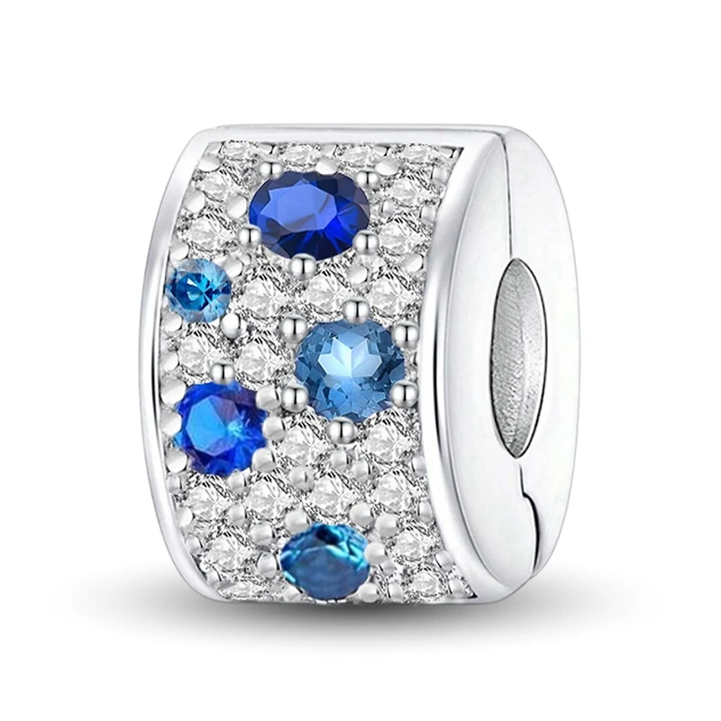 

925 Sterling Silver Fashion Blue Button Butterfly Firefly Charms Beads Fit Original Bracelets Bangles Fine Jewelry Gift
