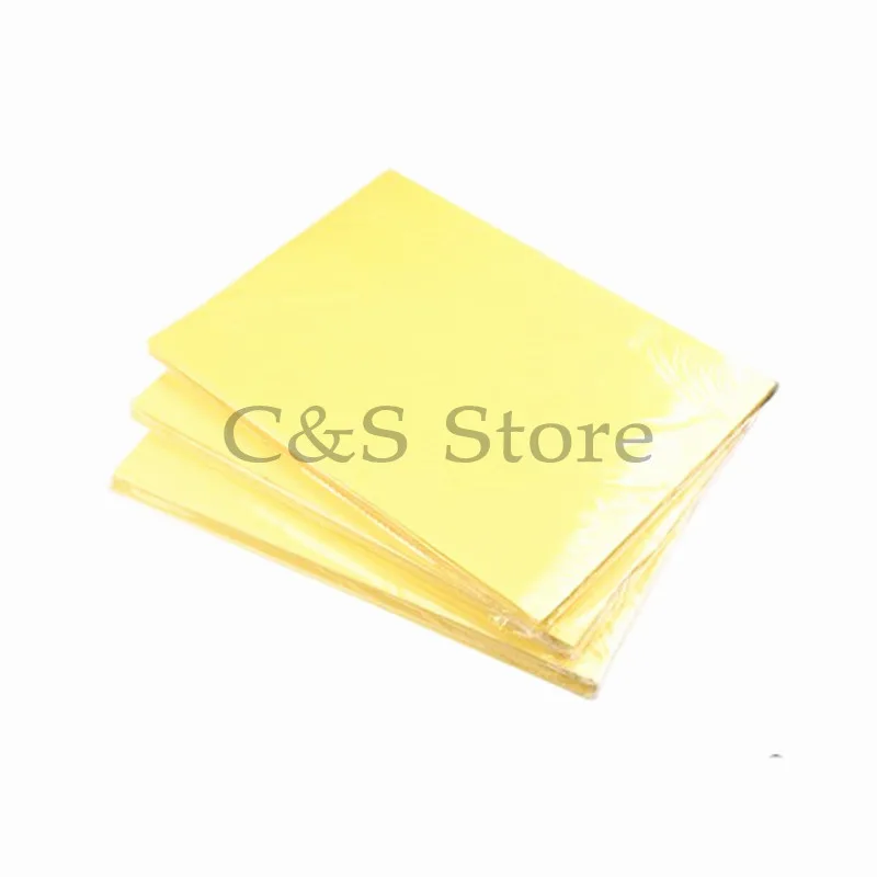 10pcs A4 Toner Heat Transfer Paper Yellow For DIY PCB Electronic Prototype Mark