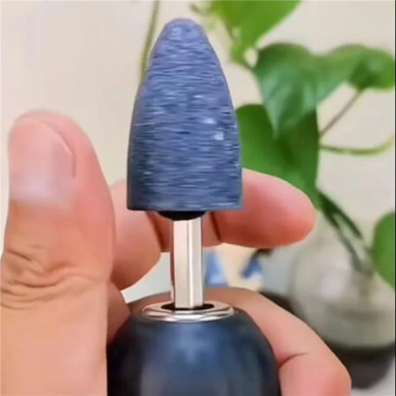 

ABUF-16 Pcs Cone Shape Grinding Stone - 1/4Inch Hex Shank Abrasive Stone Mounted Grinding Point For Rotary Tool Drill (25Mm)
