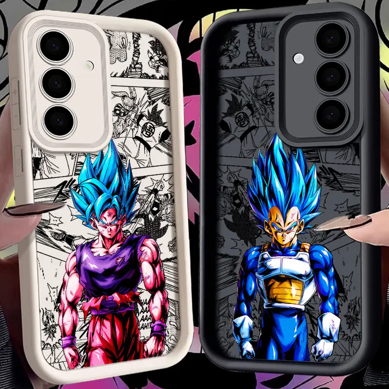 Dragon B-Ball Goku Phone Case For Samsung S26 S25 S24 S23 S21 S20 Ultra Super Saiyan Vegeta For Galaxy S25 S24 FE S26 Plus Cover
