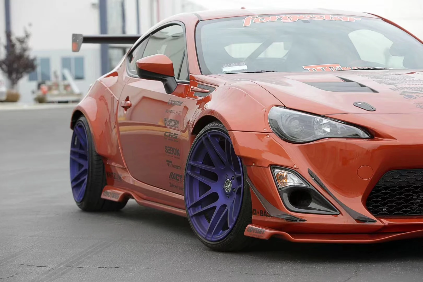 Rockets-B Style Wide Body Kit for Toyota GT86 ZN6 BRZ ZD6 Front Bumper Lip Fenders Side Skirts Rear Diffuser Spoiler Rear Wing