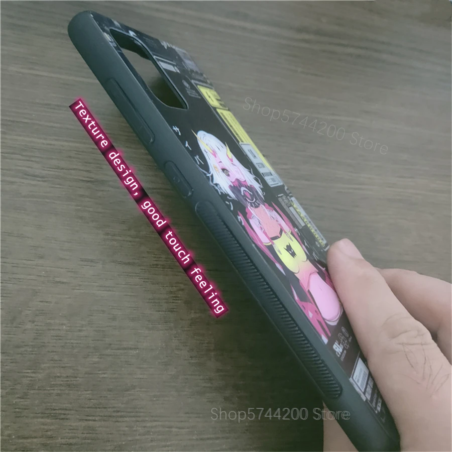 LED Flash Girl Phone Case For Huawei P40 P30 Lite P20 P50 Pro Mate 40 30 Pro Honor 50 20 Pro 9X 8X Luminous Glass Bumper Coques