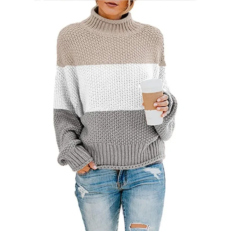 Women\'s S-3XL Size New sweater knitted sweater  foreign trade women\'s clothing plus size women clothing  plus size