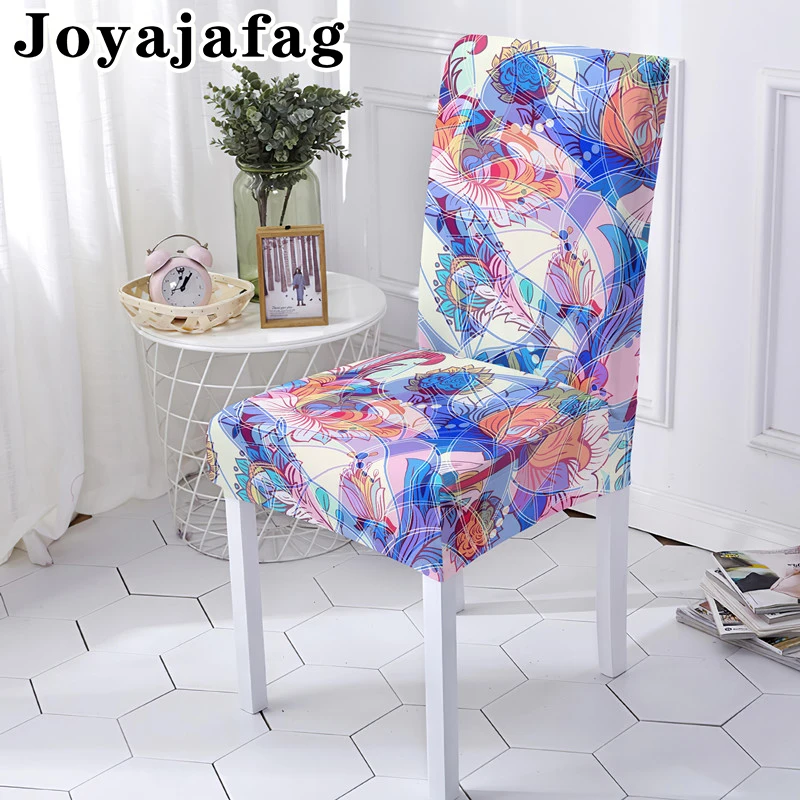 Boho Style Elastic Chair Covers Universal Size Anti-dirty Stretch Mandala Armless Seat Cover Drop Shipping