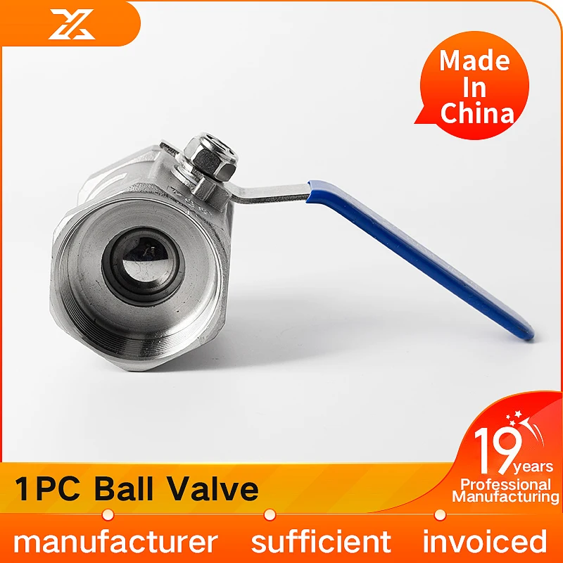 201/304/316 stainless steel one-piece ball valve/internal threaded ball valve/tap valve switch 4 minutes 6 minutes