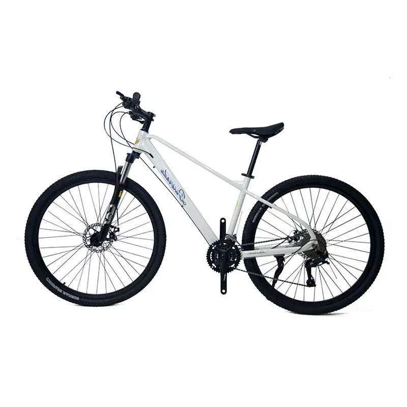 Bicicleta de montanha de 29 polegadas com freios a disco duplos de 21 velocidades, estrutura de liga de alumínio, suspensão dianteira adequada para várias condições de estrada